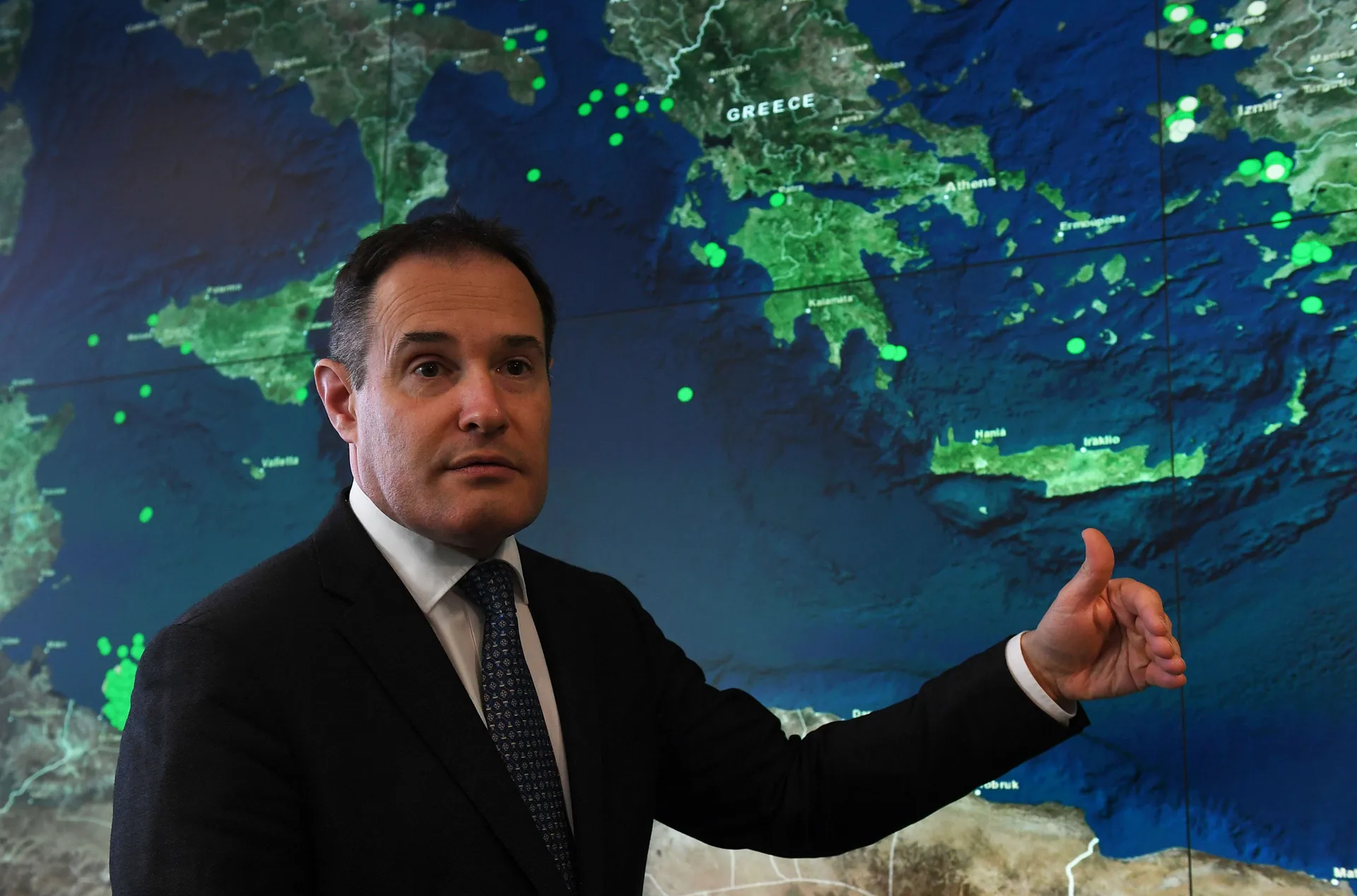 O F. Leggeri στα κεντρικά γραφεία της Frontex στη Βαρσοβία, τον Μάρτιο του 2017 / Janek Skarzynski, AFP, Getty Images, politico.eu 