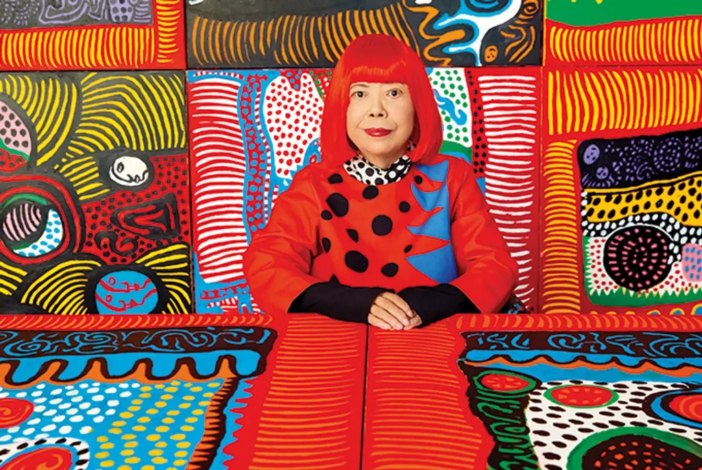 η Yayoi Kusama, φωτογραφία Yusuke Miyazaki