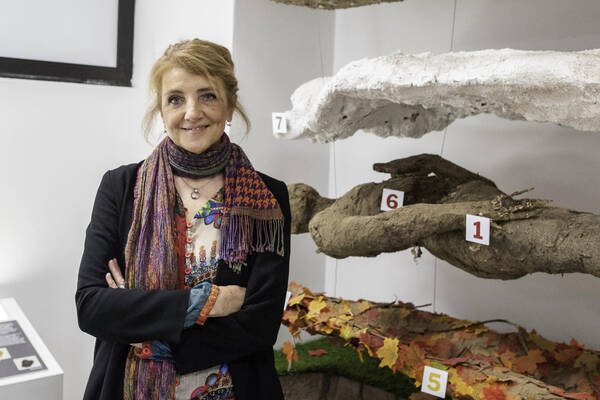 η Cristina Cattaneo στα εγκαίνια του μουσείου Ανθρωπολογικής Επιστήμης στο πανεπιστήμιο του Μιλάνου / Andrea Fasani, ansamed.info