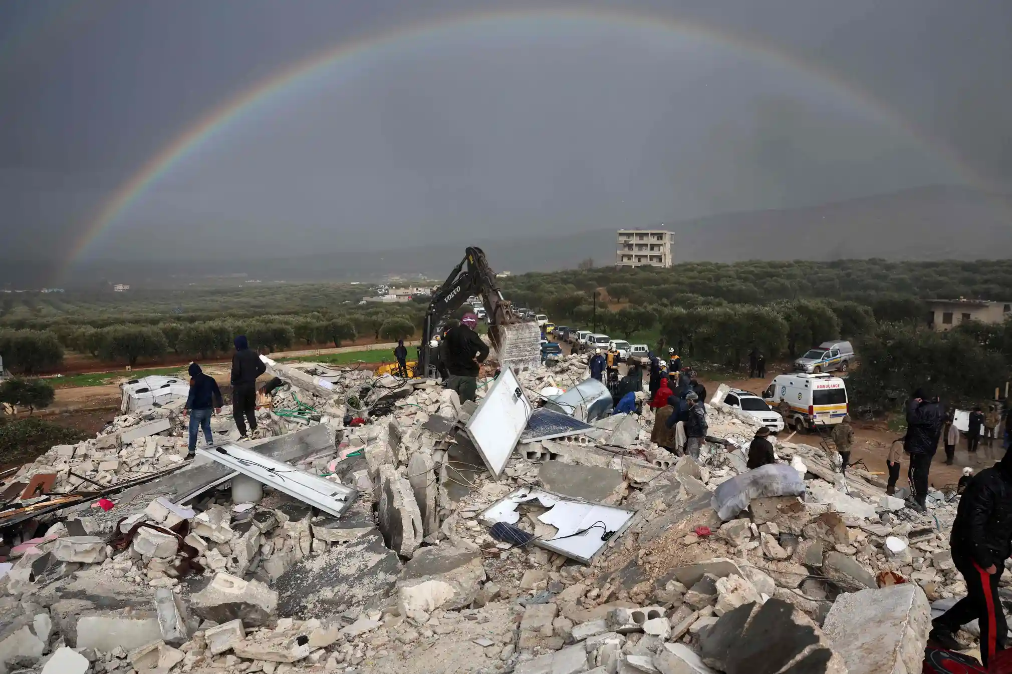 χωριό Besnaya, στην περιοχή της Idlib (υπό τον έλεγχο των ανταρτών) βορειοδυτικά, Συρία / Omar Haj Kadour, AFP, Getty Images