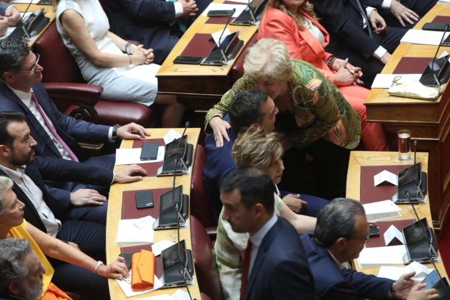 ο Αλέξης Τσίπρας με τη Σία Αναγνωστοπούλου