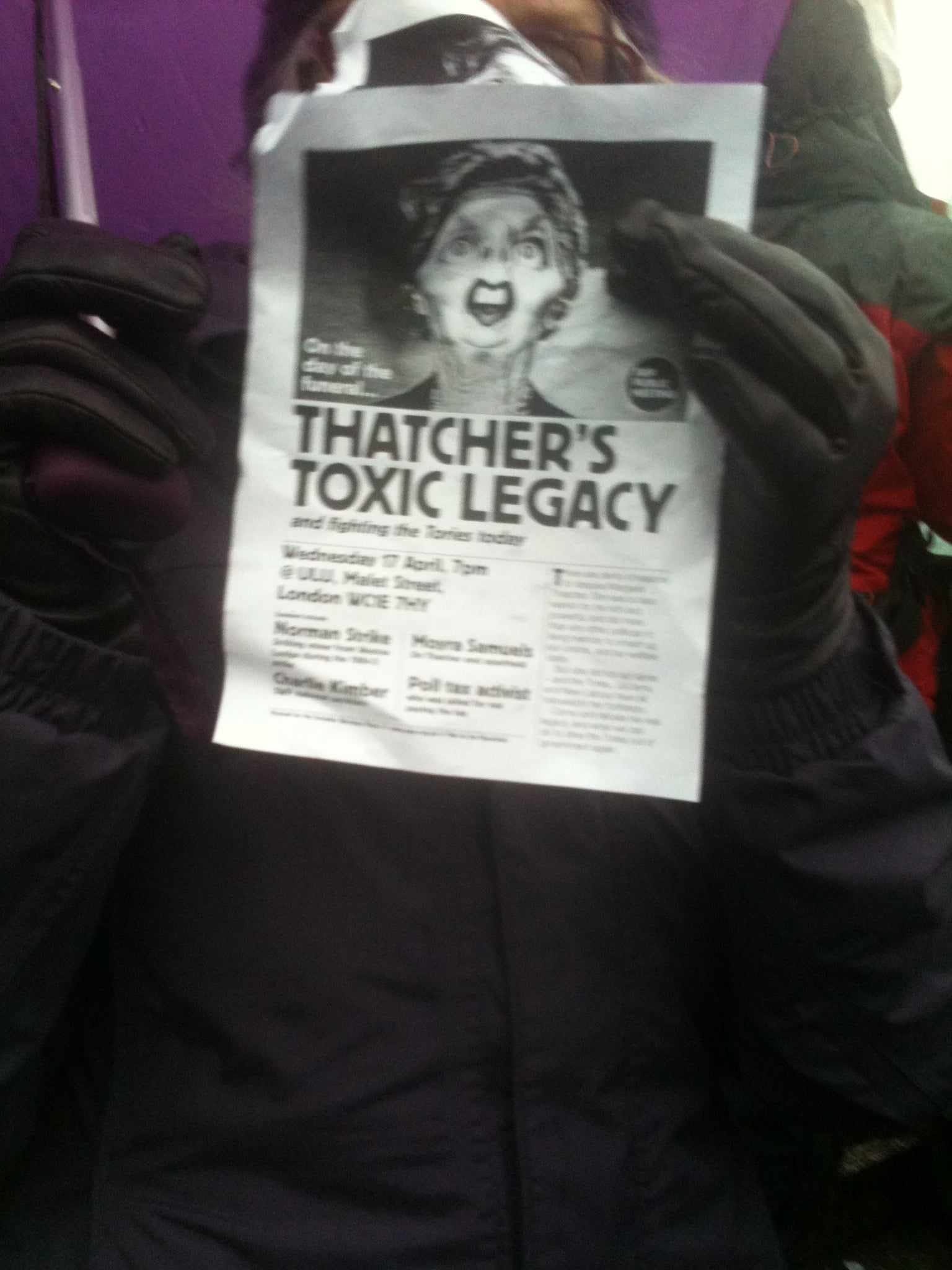 ‘H τοξική κληρονομιά της Thatcher και ο αγώνας ενάντια στους Tories σήμερα’ > 04/2013 