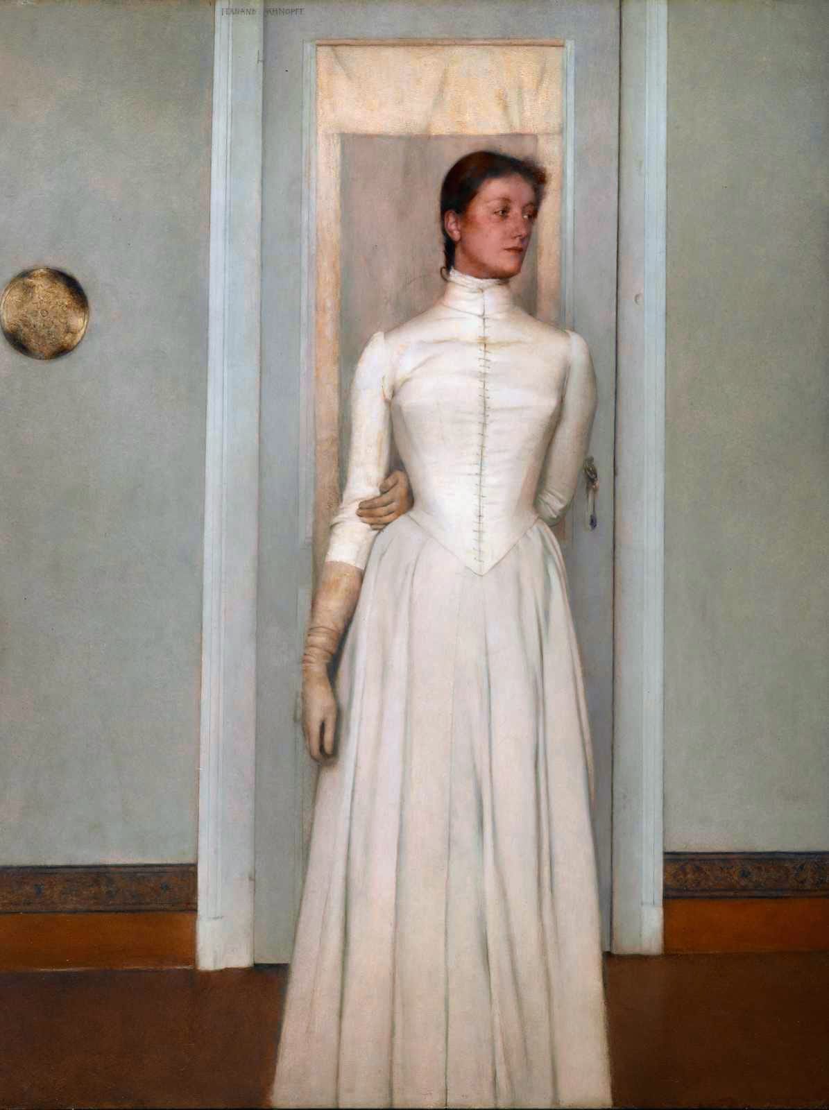 ‘Portrait of Marguerite Khnopff’, 1887