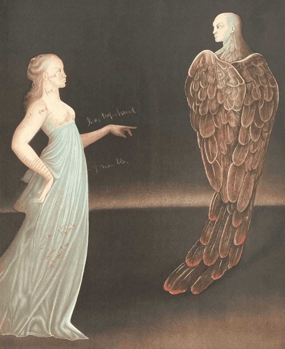 Leonor Fini, ‘Extrême nuit’ (1986)