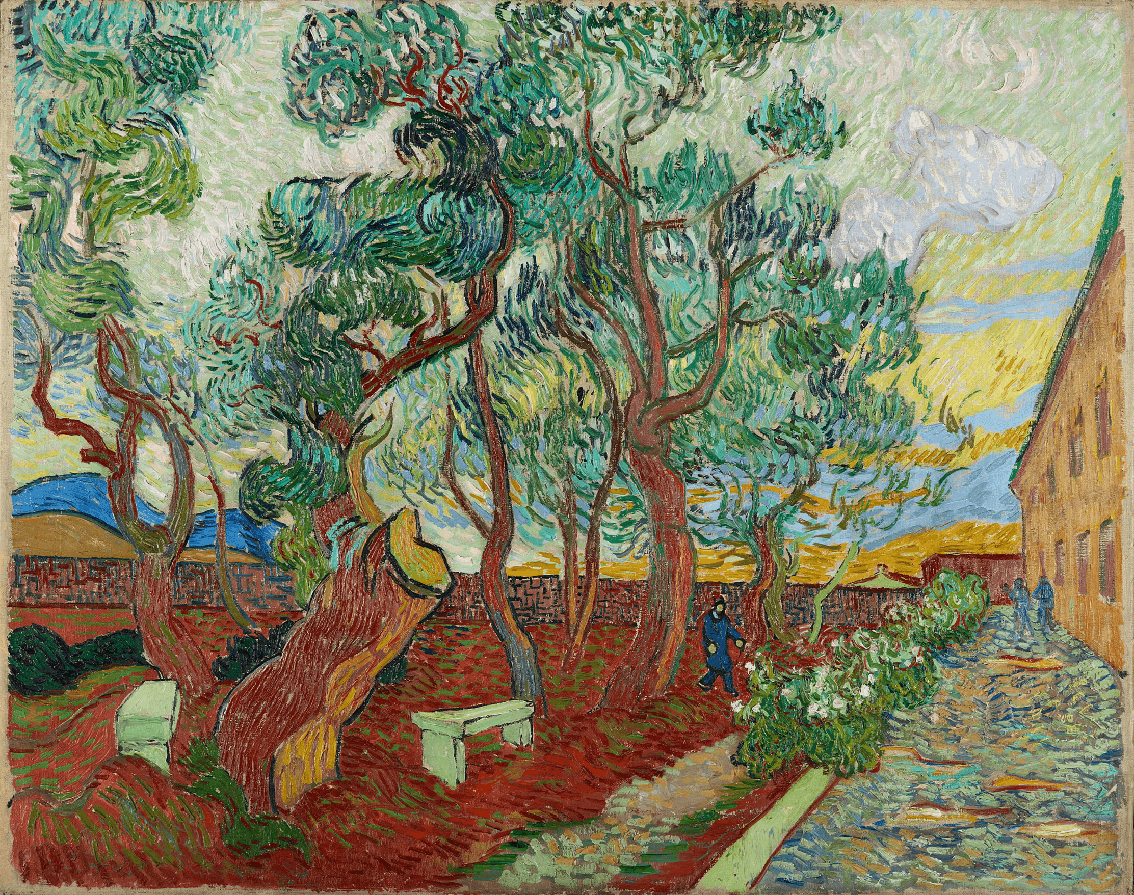 Το πάρκο του νοσοκομείου στο St Rémy (The Park of the Hospital at St Rémy, 1889) / Museum Folkwang Essen