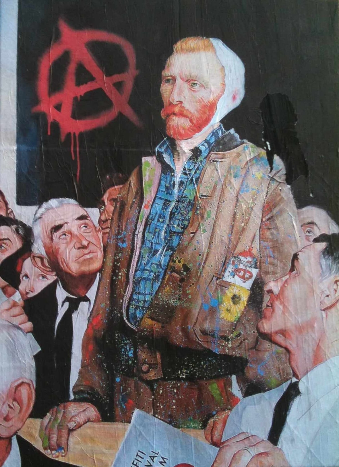 έκθεση pop art το 2012 (φωτογραφία: sinews) στο Λονδίνο - πόλη στην οποία ο Van Gogh δούλεψε τρία χρόνια ως έμπορος τέχνης