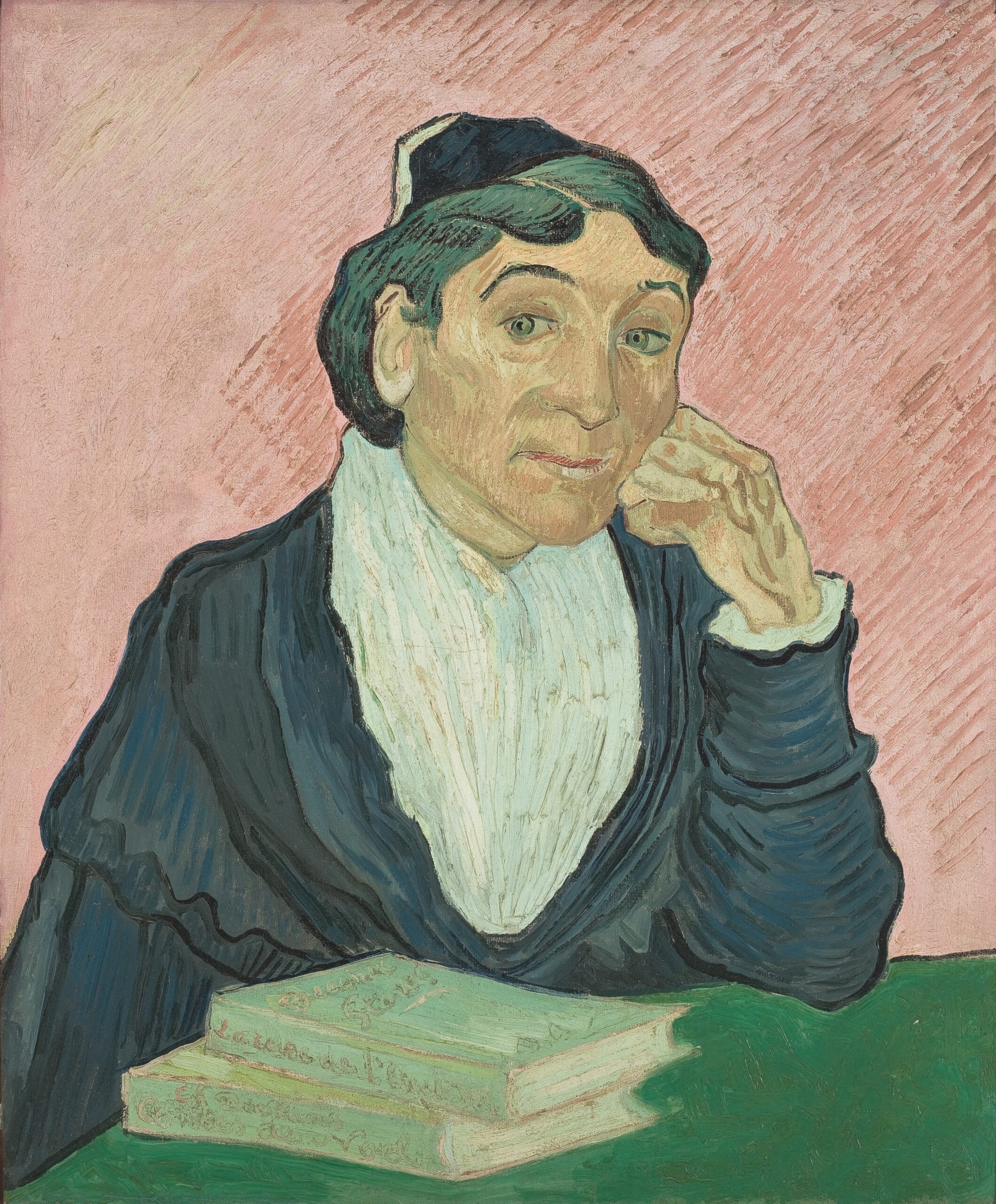 L’ Arlésienne (1890) με τα βιβλία ‘Χριστουγεννιάτικες Ιστορίες’ του Κάρολου Ντίκενς και την ‘Καλύβα του μπαρμπα-Θωμά’ της Harriet Beecher Stowe 