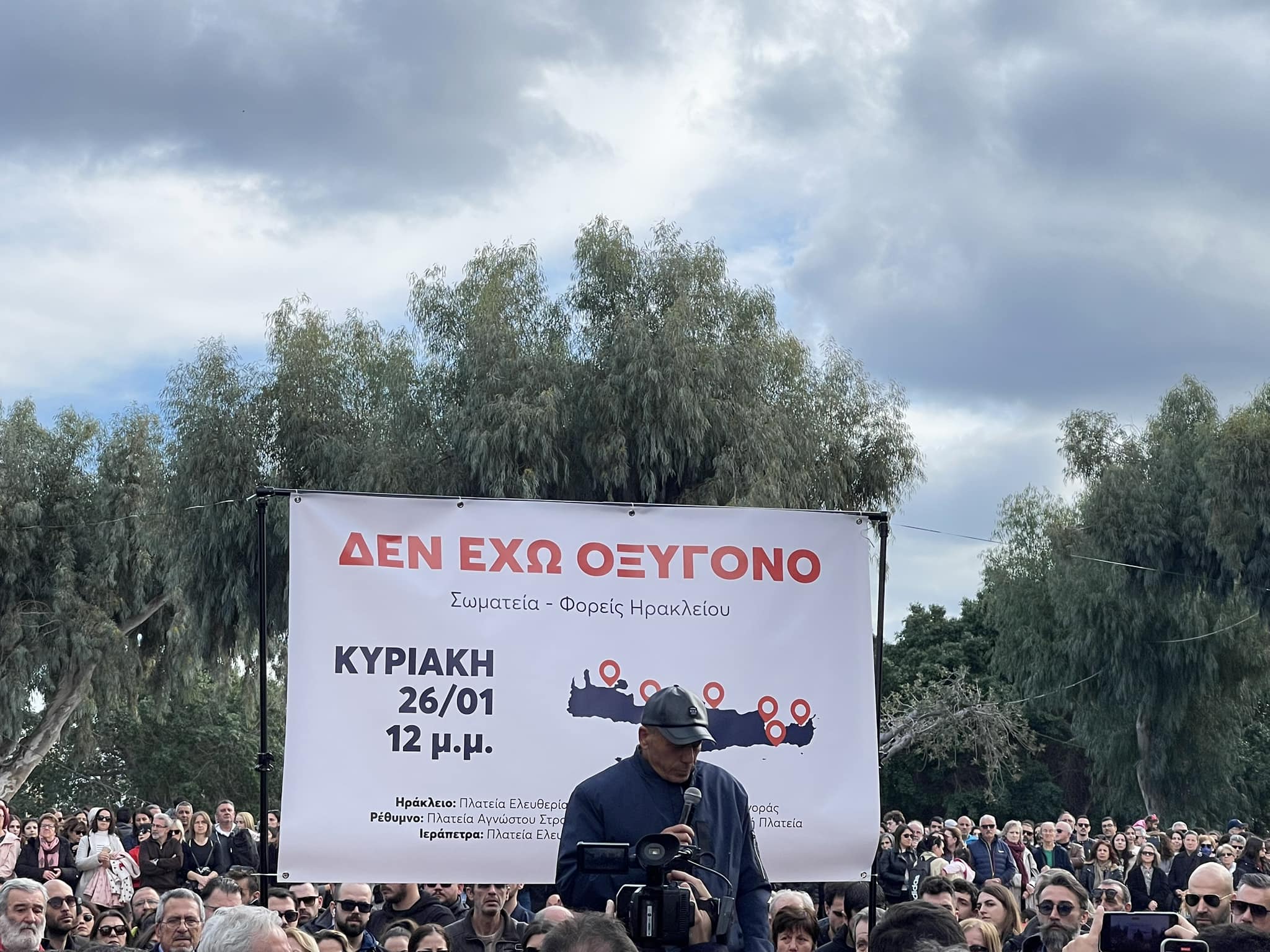 ο Βασίλης Κοκοτσάκης στο Ηράκλειο Κρήτης
